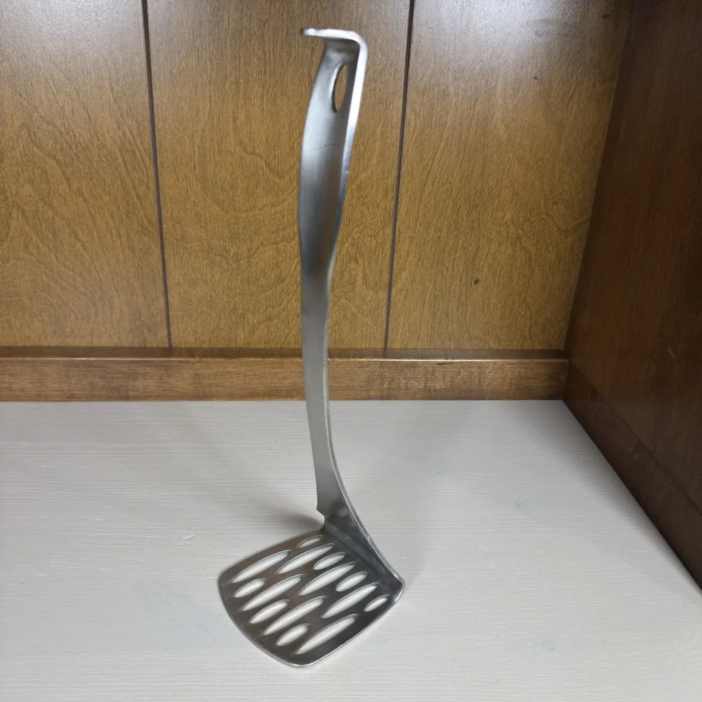 Vintage Copco Stainless Steel Kitchen Straining Spatula Odd Shape